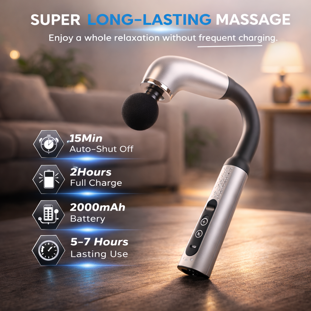 New Smart Fascia Gun Electric Massager